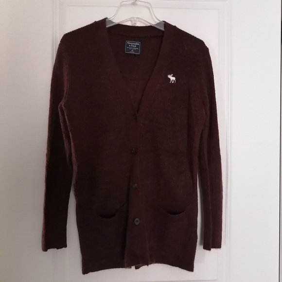 🔴 Abercrombie Boyfriend Cardigan - Picture 1 of 3